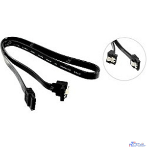 5bites SATA3-7PL50A(BK) Кабель  Serial SATA V3.0, 6Гбит/с, защелка, 0.50м