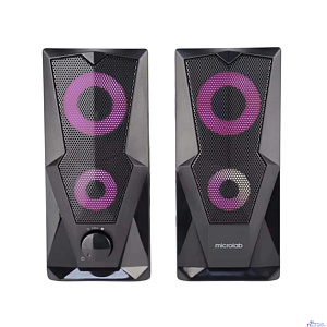 Microlab B27 {5 Вт х2, Гармонические искажения: < 0,5% (1 Вт 1 кГц), Частотная характеристика: 160 Гц - 20 кГц, Отношение сигнал/шум: > 65 дБ}