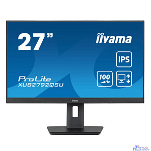 LCD IIYAMA 27" XUB2792QSU-B6 {IPS 2560x1440 100hz 0.4ms HDMI DisplayPort USB M/M HAS Pivot}