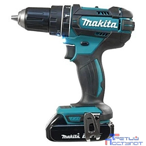 Makita DHP482SYE Дрель ак(уд), [DHP482SYE] {18В,2x1.5Ач Li-ion,БЗП-13мм,0-600\1900об\м,62\36Нм,1.8кг,чем,XPT}