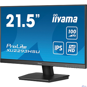 LCD IIYAMA 21.5" XU2293HSU-B7 {IPS 1920x1080 100Hz 1ms 300cd 8bit(6bit+FRC) HDMI1.4 DisplayPort1.2 2xUSB2.0 2x2W VESA}