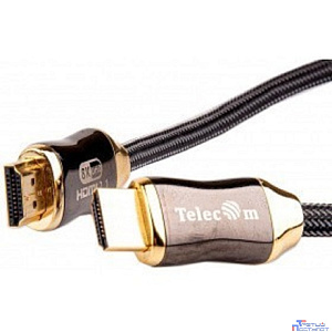 Telecom Кабель HDMI 19M/M,ver. 2.1, 8K@60 Hz 1m метал разъемы, нейлоновая оплетка Telecom <TCG300-1M>