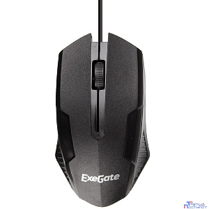 Exegate EX264097RUS Мышь Exegate SH-9025L <black, optical,  3btn/scroll, 1000dpi, USB, шнур 2м>, Color box