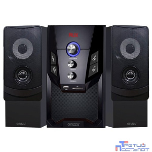 Ginzzu GM-415, Акустическая система 2.1, 50W/BT/USB/SD/FM/ДУ