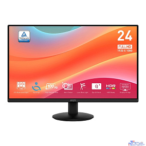 MSI PRO 23.8" MP242L{IPS 1920x1080 100Hz 4ms 250cd HDMI DisplayPort Tilt External} [9S6-3PD5CT-008/9S6-3PD5CT-016]