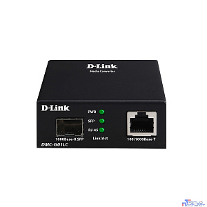 D-Link DMC-G01LC/C1A Медиаконвертер с 1 портом 100/1000Base-T и 1 портом 1000Base-X SFP