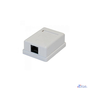 Внешняя сетевая розетка NEOMAX [NM-SMB-KJ45-U5E-1PD-101-WH] Cat.5E,UTP, 1 порт, цвет белый
