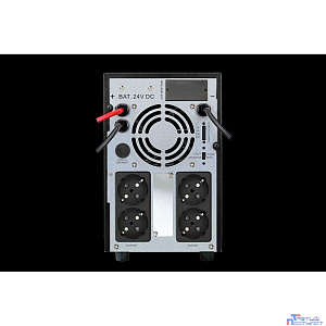 ИБП STARK SC 2000 LI {2000ВА/1200Вт, Line-Interactive, на пол, 140-300В, 4хЕВРО, Чистый синус, SNMP, AS400, БЕЗ АКБ - внешние батареи х2 9-400 Ач}