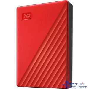 WD Portable HDD 5TB USB 3.0 WDBPKJ0050BRD-WESN My Passport 2.5" красный