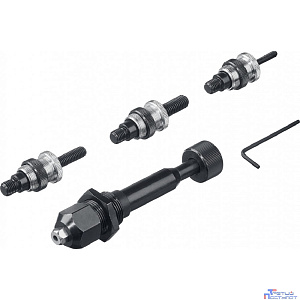 KRAFTOOL  Combo2-M10, 2 вида заклёпок, комбинированный двуручный заклепочник в кейсе [31181]