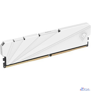 Модуль памяти DDR4 Netac Shadow II 16GB 3200MHz CL16 1.35V / NTSSD4P32SP-16W / White / with radiator