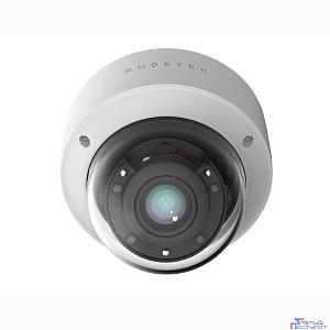 RUBETEK RVX-4134 Купольная Dome, 4МП 1/3", мотор. объектив 2.7-13.5 мм, DWDR, IP66,  POE 802.3af, металл