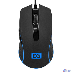 Exegate EX298899RUS Мышь ExeGate Gaming Standard SL-9064 (USB, оптическая, 3600dpi, 6D, 6 кнопок и колесо прокрутки, длина кабеля 1,5м, черная с подсветкой, RTL)