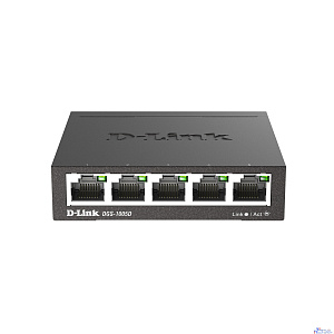 D-Link DGS-1005D/R1A Неуправляемый коммутатор с 5 портами 10/100/1000Base-T