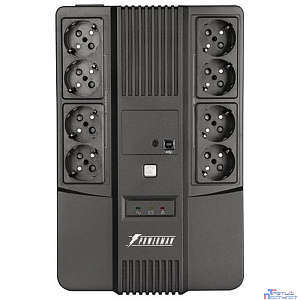 Powerman ИБП BRICK 650 Plus (Schuko x 8)