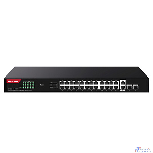 IP-COM G1128P-24-410W Неуправляемый гигабитный PoE коммутатор Ethernet 26GE+2SFP с 24 портами PoE