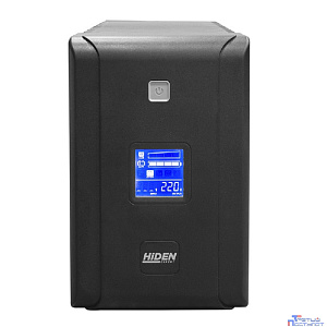 ИБП HIDEN EXPERT ULI1500C 1500ВА/900Вт {Линейно-интерактивный, 8xIEC C13 LCD, USB, встроенные АКБ 2x12B/9Ач}