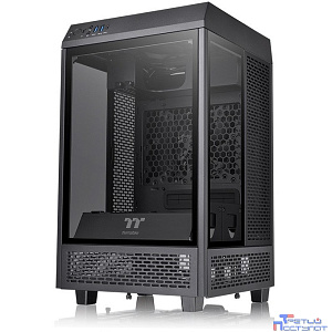 Корпус Thermaltake The Tower 100 черный без БП ATX 2x120mm 2xUSB3.0 1xUSB3.1 audio bott PSU [CA-1R3-00S1WN-00]