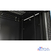Hyperline TWB-0645-SR-RAL9004 Шкаф настенный 19-дюймовый (19"), 6U, 367x 600х 450мм, металлическая передняя дверь с замком, две боковые панели, цвет черный (RAL 9004) (разобранный)