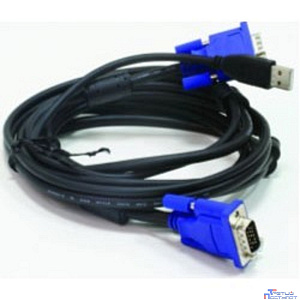 D-Link DKVM-CU/B1A Кабель KVM длиной 1,8 м с разъемами VGA и USB