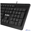 Клавиатура Sven KB-E5700H чёрная(104кл, USB-Hub*2, Slim, 12Fn, островной тип кл.)