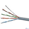 Exegate EX289281RUS Кабель ExeGate UTP4-C5e-CU-S25-IN-LSZH-GR-305 UTP 4 пары кат.5e медь, 25AWG, LSZH, бухта 305м, серый