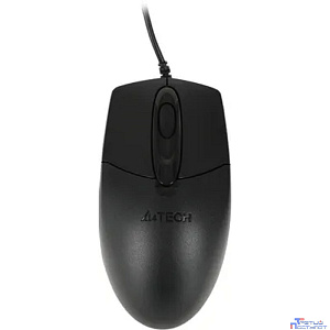 A-4Tech Мышь OP-720 (черный) USB, пров. опт. мышь, 2кн, 1кл-кн [513289]