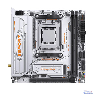 MAXSUN MS-eSport B850ITX WIFI ICE (Socket AM5, mini-ITX, 2*DDR5(96Gb), DP/HDMI, 2*SATA3, 2*M.2, 1*PCIEx16, 4*USB2.0, 2*USB 3.0, 1*Type-C, LAN 1*2,5G, Bluetooth, Wi-Fi 802.11ax, RTL)