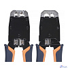 Cabeus HT-500 Инструмент обжимной для RJ-45 (8р8с), RJ-11/12 (6р6с, 6р4с, 6р2с), профессиональный