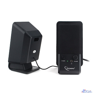 Gembird SPK-510, черный, 6 Вт, рег. громкости, разъём для наушников,USB-питание
