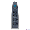 ЭРА C0043326 Сетевой фильтр SFU-5es-2m-B черный {3x1 мм2, со шт, с выкл, 5гн + 2 USB - зарядки, 2м, защита от короткого замыкания, от перегрузки, от импульсных и высокочастнотных помех}