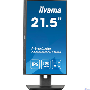 LCD IIYAMA 21.5" XUB2293HSU-B7 {IPS 1920x1080 100Hz 1ms 300cd 8bit(6bit+FRC) HDMI1.4 DisplayPort1.2 2xUSB2.0 2x2W HAS Pivot VESA}