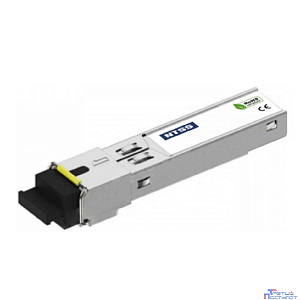 NTSS Модуль NTSS SFP, 1,25Гбит/с, разъём SC, рабочая длина волны 1550/1310нм, SM, WDM, дальность до 3км, ОБ 6дБ, DDM NTSS-SFP-1.25G-53-3SD