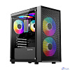 XASTRA Корпус A305M 3FRGB Black mATX/Mesh/ tempered glass / 2x140mm + 1x120mm FRGB fans/ A305M-2FC14F-1FC12F