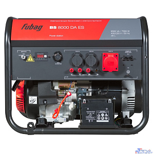 FUBAG BS 8000 DA ES [641088] { Мах мощность, (LTP), 9,5 кВА, Длительная мощность (COP), 7.5 кВт 25 бака л, объем 459 см, мощность 10,29/14 кВт/л.с., 230/400 В, 84 дБ (7 м), 102 Вес, кг }