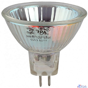 ЭРА C0027365 Лампа галогенная GU5.3-JCDR (MR16) -50W-230V-Cl [JCDR-50-230-GU5.3]