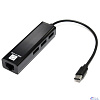 5bites Кабель-адаптер UA3C-45-09BK Type-C / 3*USB2.0 сетевая карта / RJ45 100MB / BLACK