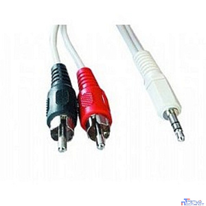 Кабель аудио Gembird, джек3.5 / 2xRCA, 1.5м [CCA-458]