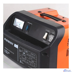 Заряднопредпусковое устройство PATRIOT BCT-15 Boost [650301515] {Вход.напр. 1ф - 220В ±15%, макс.мощн. 150Вт; напр.зарядки 12В, ток заряд/boost 7.5/11.0А; емк.бат. 32-105А/час, вес 4.3кг}
