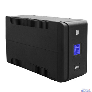 ИБП HIDEN EXPERT ULI1000C 1000ВА/600Вт {Линейно-интерактивный, 8xIEC C13 LCD, USB, встроенные АКБ 2x12B/7Ач}