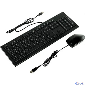 A-4Tech Клавиатура + мышь KR-8520D черный USB Комплект [477615]