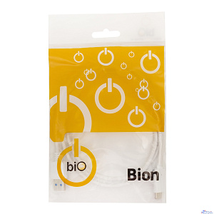 Bion Кабель USB 3.0 - USB Type-C (AM/CM), 5 Гбит/с, 3А (36W) 1 м, белый [BXP-CCP-USB3-AMCM-1M-W]
