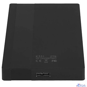 Netac Portable HDD 2TB USB 3.0 NT05K331N-002T-30BK K331 2.5" черный