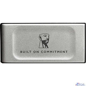 Kingston Portable SSD 500GB External XS2000 BOC,, Type-C, USB 3.2 Gen 2x2, R/W 2000/2000MB/s, IP55, 70x33x14mm, Silver (60 мес)