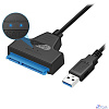 ORIENT UHD-502N, USB 3.2 Gen1 (USB 3.0) адаптер для SSD & HDD 2.5" SATA 6GB/s (JMS578, поддержка UASP), кабель подключения USB Type-A (31277)