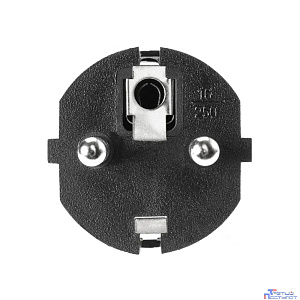 Telecom TP022-1.8-BK Кабель питания для ноутбуков, 3-pin, с заземлением, 220V (Европейский стандарт)1,8m