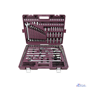 Thorvik TS217 Набор инструмента универсальный 1/4", 3/8", 1/2"DR, 217 предметов