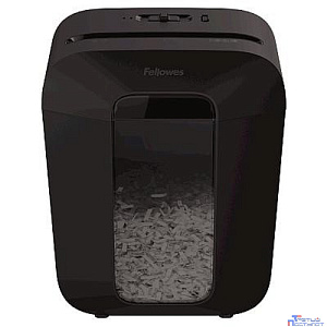 Fellowes Шредер PowerShred LX50 FS-44060(01), черный {DIN P-4, 4х37мм, 9лст., 17 лтр., уничт.: скрепки,скобы,карты}