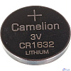 Camelion CR1632 BL-1 (CR1632-BP1, батарейка литиевая,3V) (1 шт. в уп-ке)