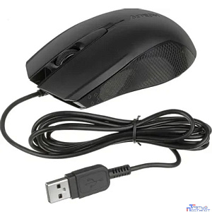 A-4Tech Мышь OP-760 черный оптическая (1000dpi) USB (2but) [1023977]